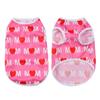 Dog Clothes For Small Medium Dogs Cat Love Heart Print Puppy Vest Coat Summer Breathable Chihuahua Yorkies Costumes Pet Clothing