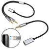 Quality Type C to 3 5mm Male Adapter for Headphones and Mic Connection