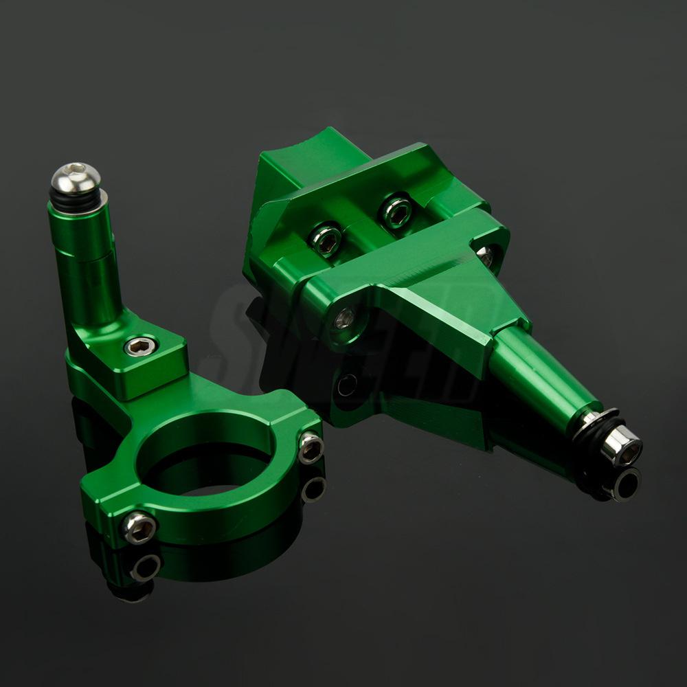 Motorcycle Steering Stabilize Damper Bracket For Kawasaki Ninja400 2017-2025 Mounting Kit Motorcycle Accessories CNC