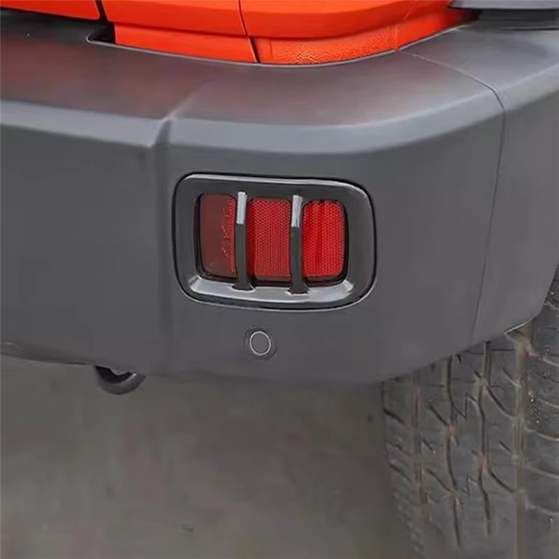 Для GWM Great Wall Tank 300 - Металлическая рамка заднего фонаря, крышка противотуманной фары