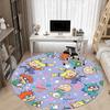 1pc Rugrats Space Office Round Area Rug, Bedroom Living Room Home Decor, Room Deco,  Offic a1016101