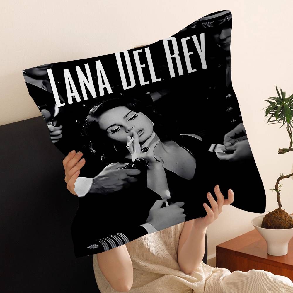 Singer L-Lana Del Rey Pillow Cushion Cover Pillowcase Living Room Sofa Home Decor