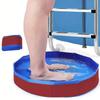 1PC Portable Inflatable Pool Foot Bath Basin Foldable Foot Soaking Washing Basin for Pool Entry Swimming Pool Summer Clean Feet Accessories