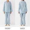 Gunze KAIMIN NAVI Sleep Navigation Long Sleeve and Natural Willow GL2574 Pajamas, Women's, Pants, Fabric, Pink,