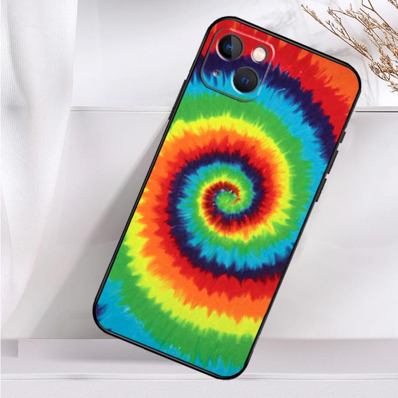 Trippy Batik Hippie Kunst Stoßfeste Hülle Für iPhone 17 16 Pro Max 11 14 15 Plus 12 13 Mini 16e 17 Air Handyhülle