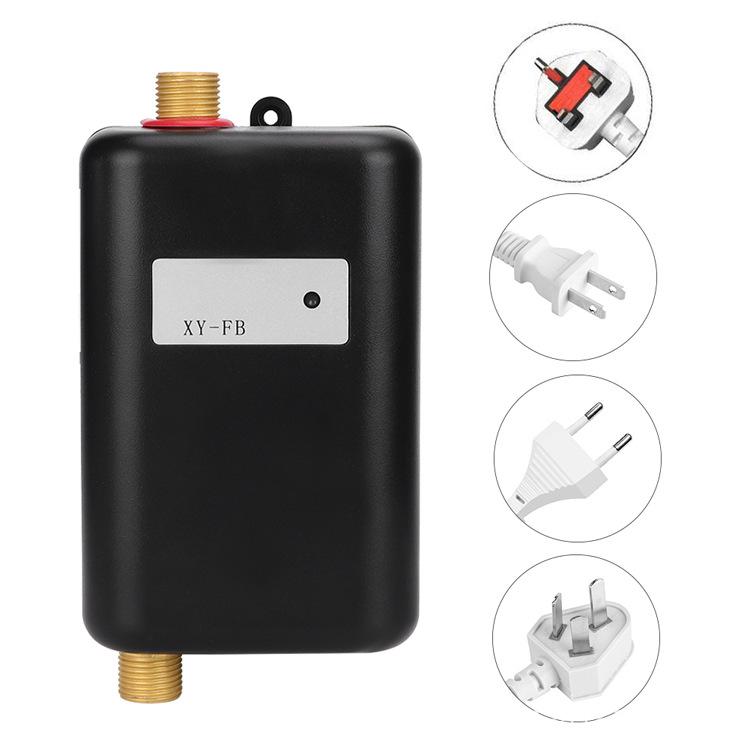 3800W Electric Water Heater Instantaneous Tankless Instant Hot Water Heater Shower Flow Water Boiler