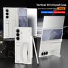 case for Samsung Galaxy Z TriFold Wristband support protective cover hinge pen slot shell film protective cover with pen