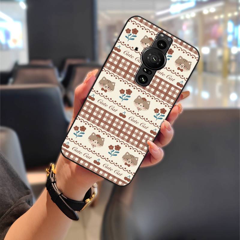 Graffiti Anti-dust Phone Case For Sony Xperia Pro-I Animals Durable Full wrap Dirt-resistant Waterproof Cartoon Cute TPU
