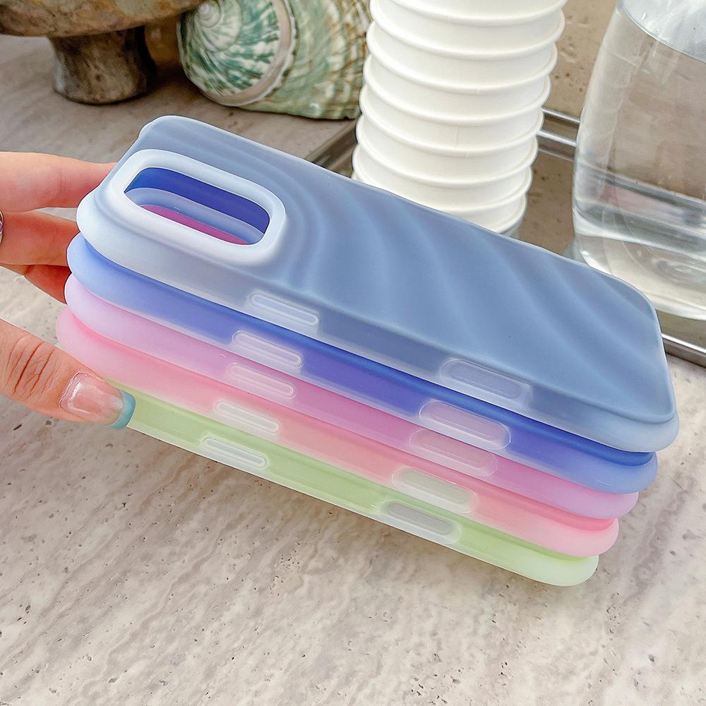 Moderne Süßigkeitenfarbene Jelly Hülle für IPhone 16 Pro Max Flüssigsilikon Stoßfeste Schutzhülle für IPhone 15 Pro Max