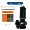 WQ Large Flow Non-Clogging Two-Pole Submersible Sewage Pump for Industrial and Agricultural Use
