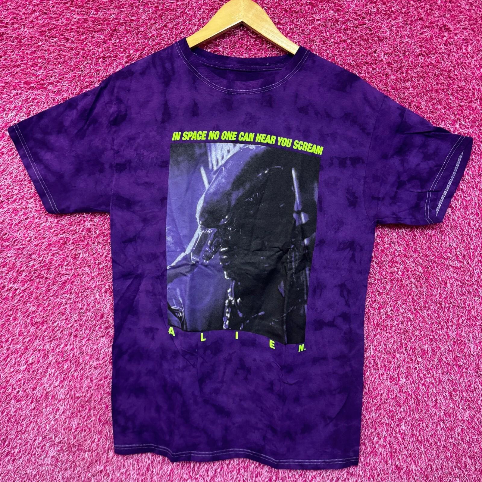 Alien Xenomorph Space No One Can Hear You Scream Tie Dye M S
