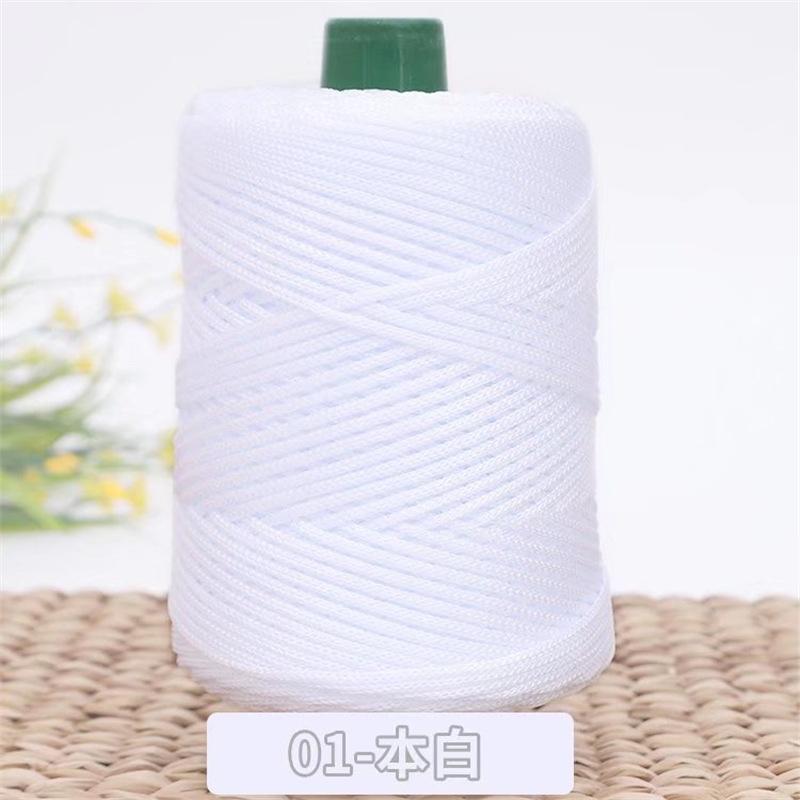 Light Body Ice Hemp Thread Thick Hollow Thread Ice Silk Thread Hand-Woven Crochet Hook Bag Seat Cushion Summer Cool Sun Hat Thread