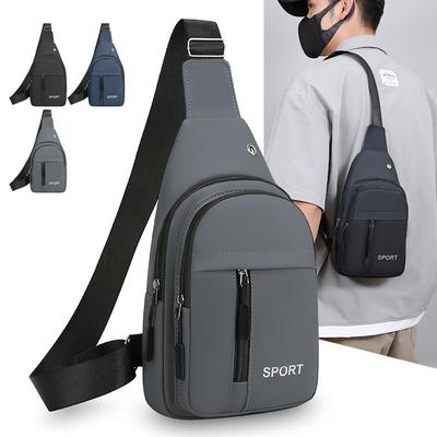 Neue Mode Einfache Brusttasche Herren Neuer Trend Freizeit Schultertasche Koreanische Outdoor Business Umhänge-Brusttasche.
