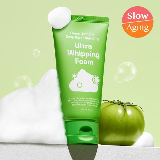 SUNGBOON EDITOR Green Tomato Deep Pore Cleansing Ultra Whipping Foam 120g