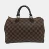 [Pre-Owned] Speedy 30 Checkered Zipper Closure Coated Canvas With Leather Trim Handbag - Good #1AYVPJP