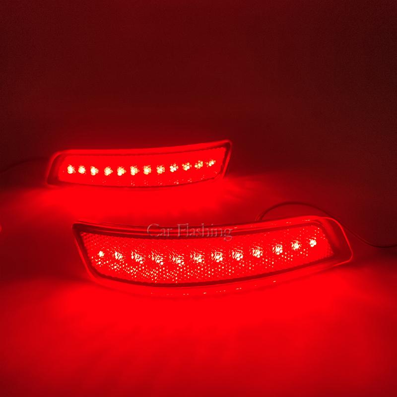LED Rear Bumper Reflector Light For Toyota Corolla 2014 2015 2016 2017 2018 For Lexus GS250 ES250 Braking Fog Lamp turn signal