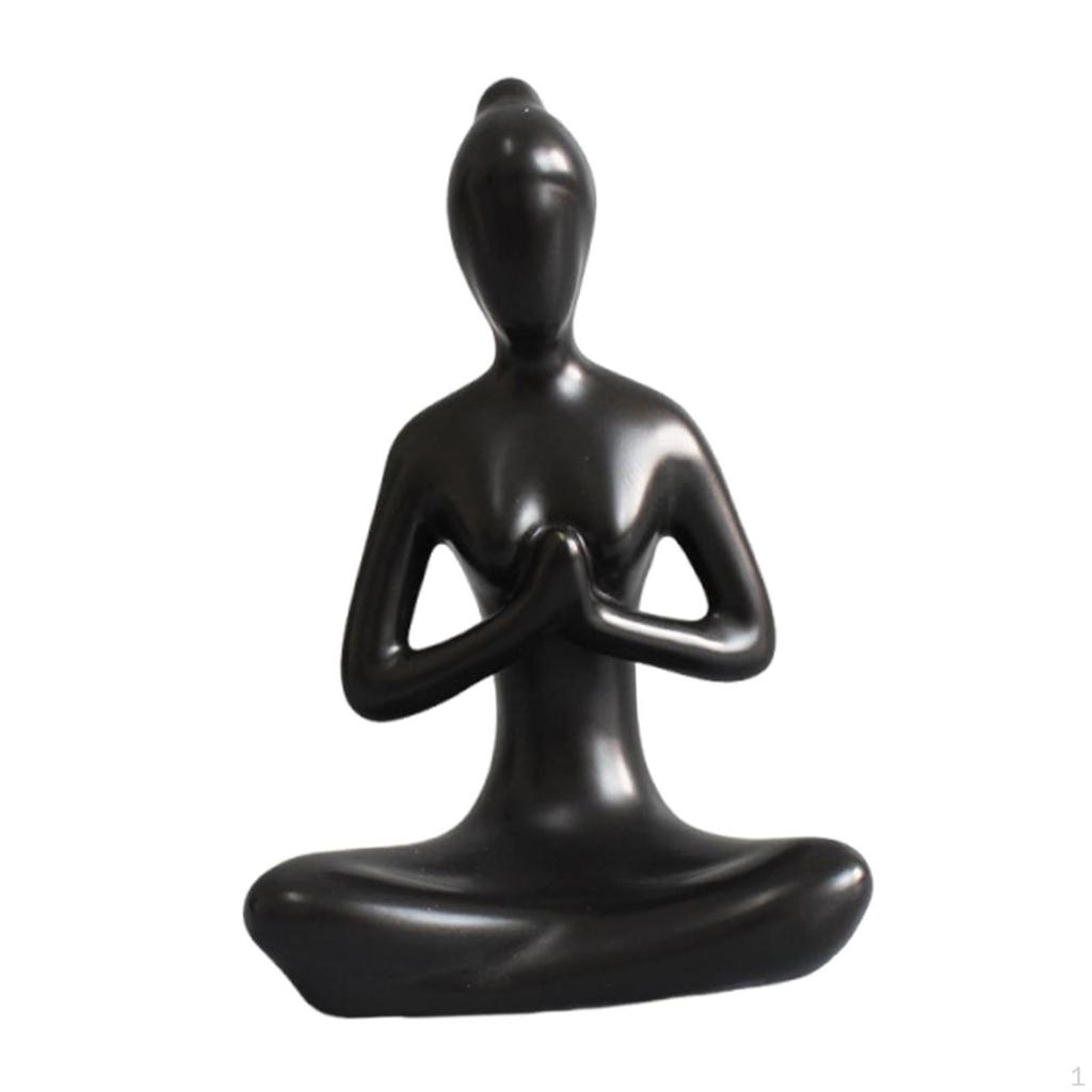 Figure Abstract Art Sculpture Ceramic Figurine Pose Statue Decoration Collectible Ornament Suitable