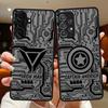 Phone Cover Case for Samsung Galaxy A53 A35 A73 A33 A56 A55 A34 A36 A17 A52 A16 A15 A14 A23 A52S A72 A54 Marvel Cool Hero Logo