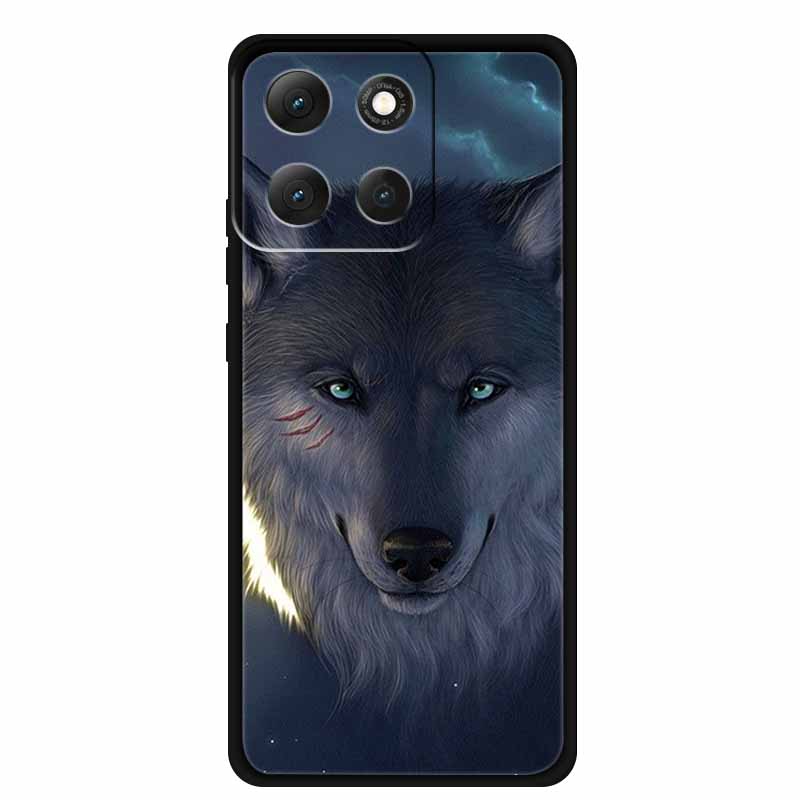 Für Motorola Moto G86 Power 5G Hülle G 86 Power Weiche TPU Silikon Rückseitenabdeckungen Für Moto G86 Power Tiere Bemalt Tiger Löwe Coque
