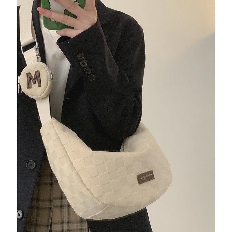 Large Capacity Makeup Bag Korean Version Crossbody Dumpling Bag Fashion New Tote Bag Women's Bag Large Capacity Shoulder Bag