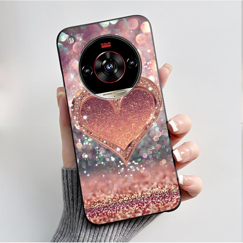 Printed Phone Case For ZTE Nubia Focus 2 Ultra 5G Funda Capa Soft Silicone Black Shell Cover Cute Flower Cartoon Casing Coque