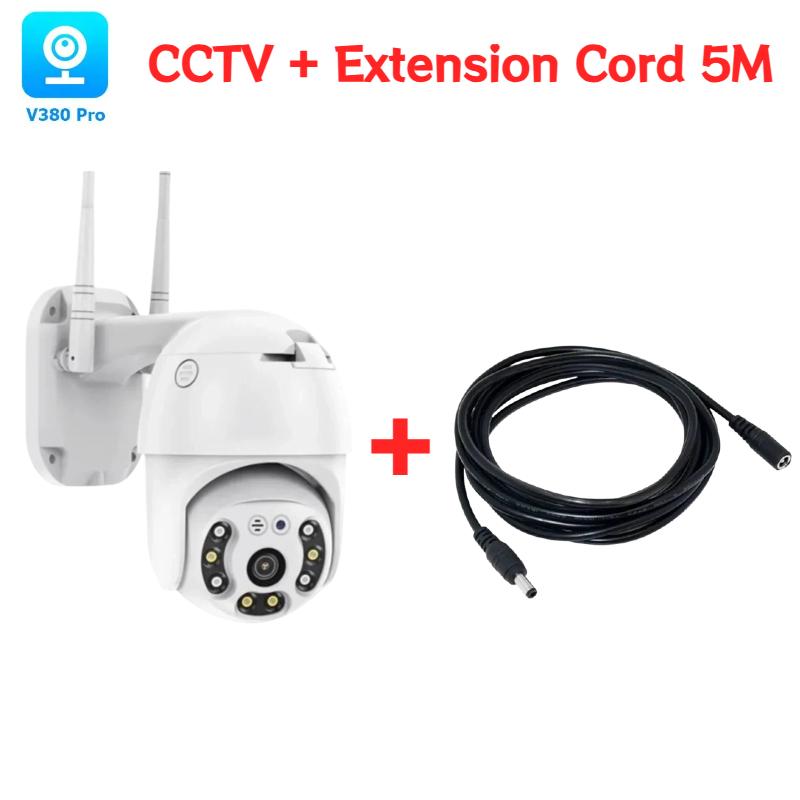 BUY 1 TAKE 1 V380 Pro 5G Outdoor Camera CCTV Camera Wireless WIFI Connect Cellphone Two-Way Audio Full Color Night Vision Remote 360° Alarm Camera