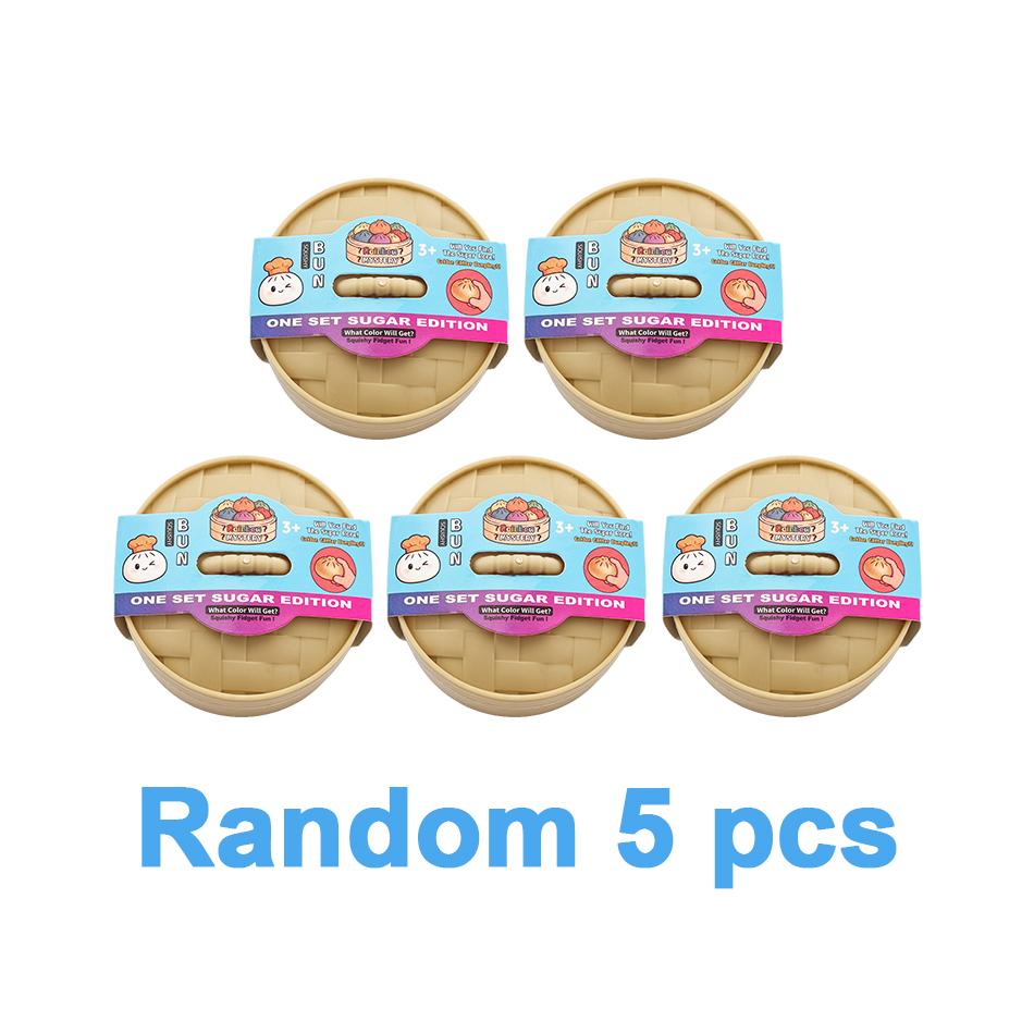 Mini Squishy Ravioli Carini Colorati Giocattolo Panino Rilascio Lento dello Stress Giocattolo Fidget per Adulti Regalo Anti-Ansia