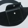 Women's Brown Vintage Suede Waist Bag - High-End Decorative Belt for Jeans & Skirts