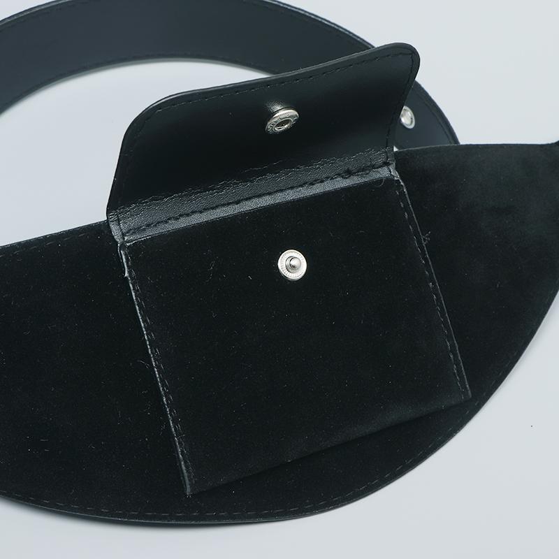 Women's Brown Vintage Suede Waist Bag - High-End Decorative Belt for Jeans & Skirts