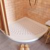 54x54cm Fan Shaped Bathroom Anti Slip Mat, Shower and Cooling Mat, Hotel Bathroom, Restroom, Shower Room, Floor Mat, Massage