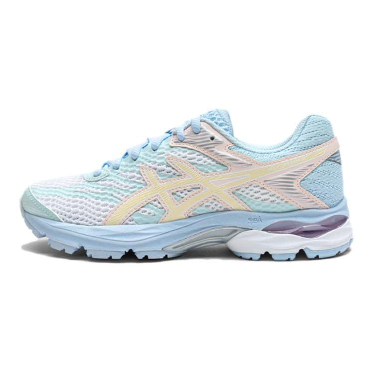 Asics Gel-Flux 4 Fabric Comfortable Lightweight Breathable Durable Fashionable Vitality Casual Physical Test Low-Top Kids Running Shoes 1014A321-103