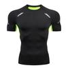Men's Quick-Dry Sports Compression Short Sleeve Shirt for Running & Cycling