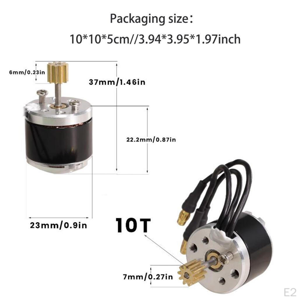 Brushless External Rotor Motor Parts 1/12 Efficiency Practical Reliable Convenient Replace for MN78