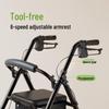 Fushide Foldable Rollator Walker with Seat
