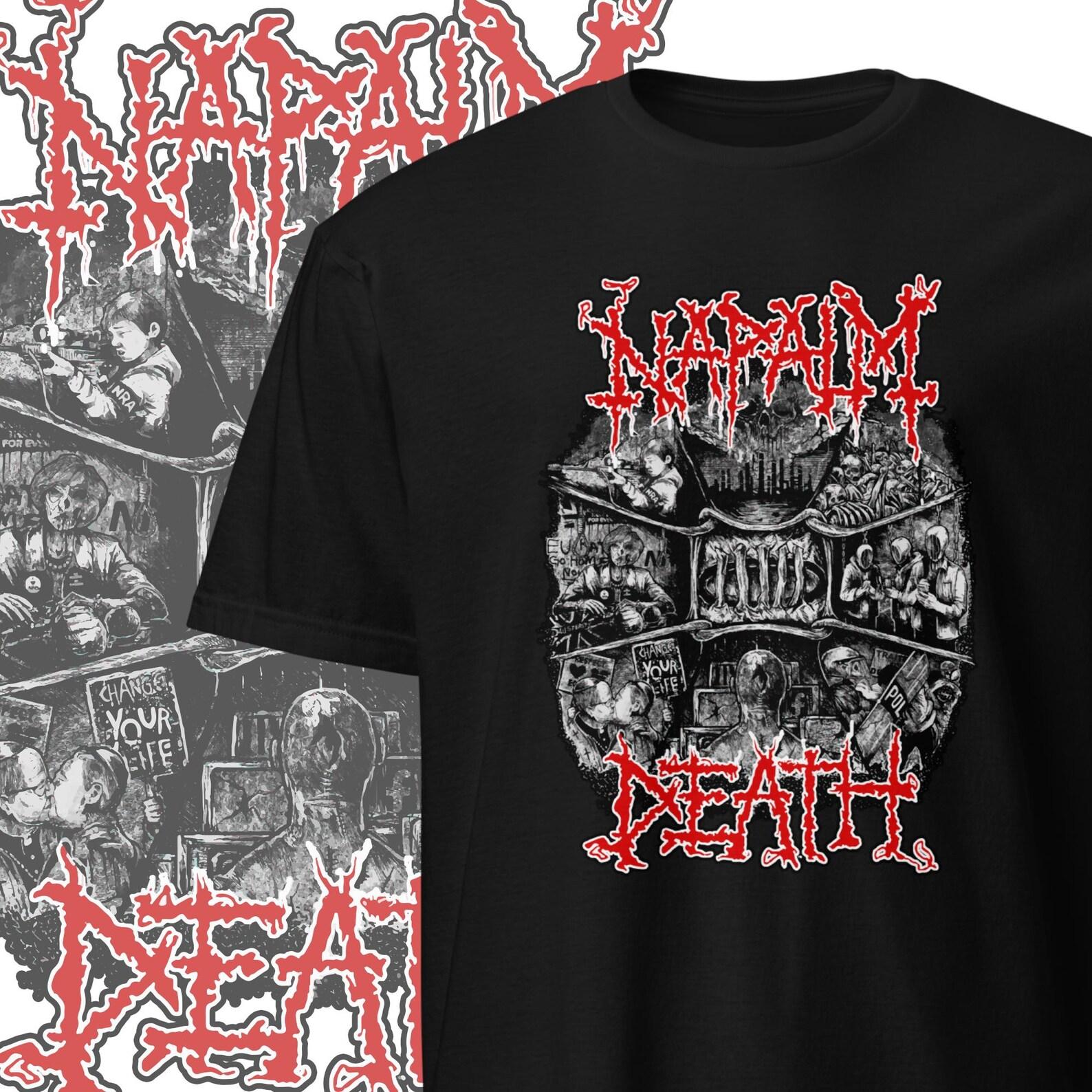 Napalm Death T shirt Metal Clothing L