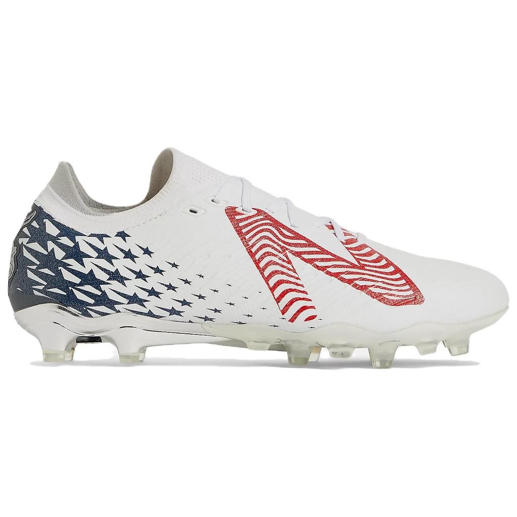 New Balance Timothy Weah X Tekela V4 Pro Low FG Queens Finest Unisex Sneakers White Red Blue ST1FLGC4