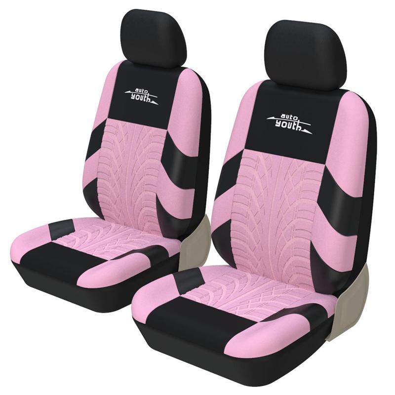 Potahy autosedadel na přední sedadla, šedé embosované odolné chrániče autosedaček pro Toyota Nadia pro Kamaz pro Nissan Terrano