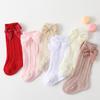 1 Pairs Summer Fashion Bow Baby Girls Socks Spanish Long Sock Infant Knee High Breathable Mesh Princess Tube Socks For 0-5 Years
