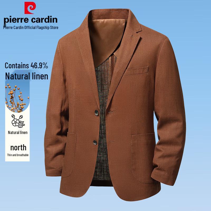 

Pierre Cardin Men s Linen Blend Casual Suit Jacket 2XL
