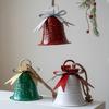 Weihnachtsglocke Dekoration Metallglocke Weihnachtsbaum Hängeornament für Tür Kaminsims Fenster Innen- und Außendekoration