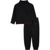 Jordan Casual Sportswear Fleece Lined And Comfortable Soft Black Children Aged 3 7 Years Old IB8140-010
