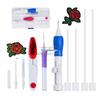 Embroidery & Punch Needle Set with Threader and Cloth 