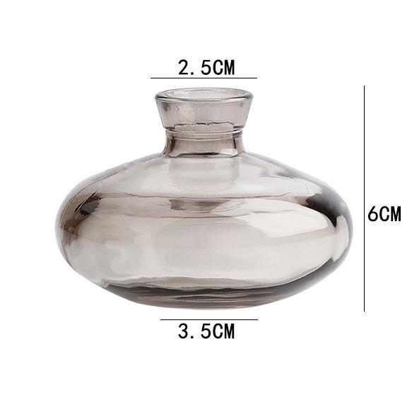 Classic Creative Vase Top Quality Glass Transparent Hydroponic Vase Living Room Flower Vase Home Decoration
