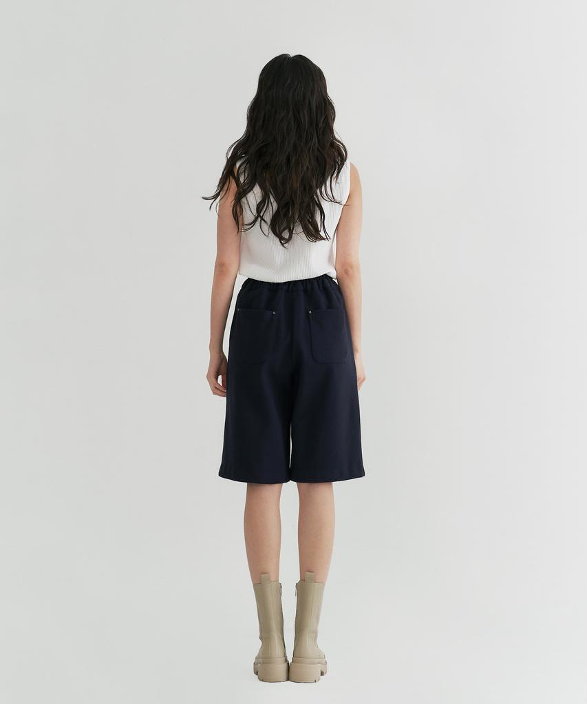 Peulleio French Terry Length Pants_Navy