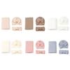 Soft Fabric Infant Swaddle Blanket Solid Color Baby Receiving Blanket  Home Swaddling
