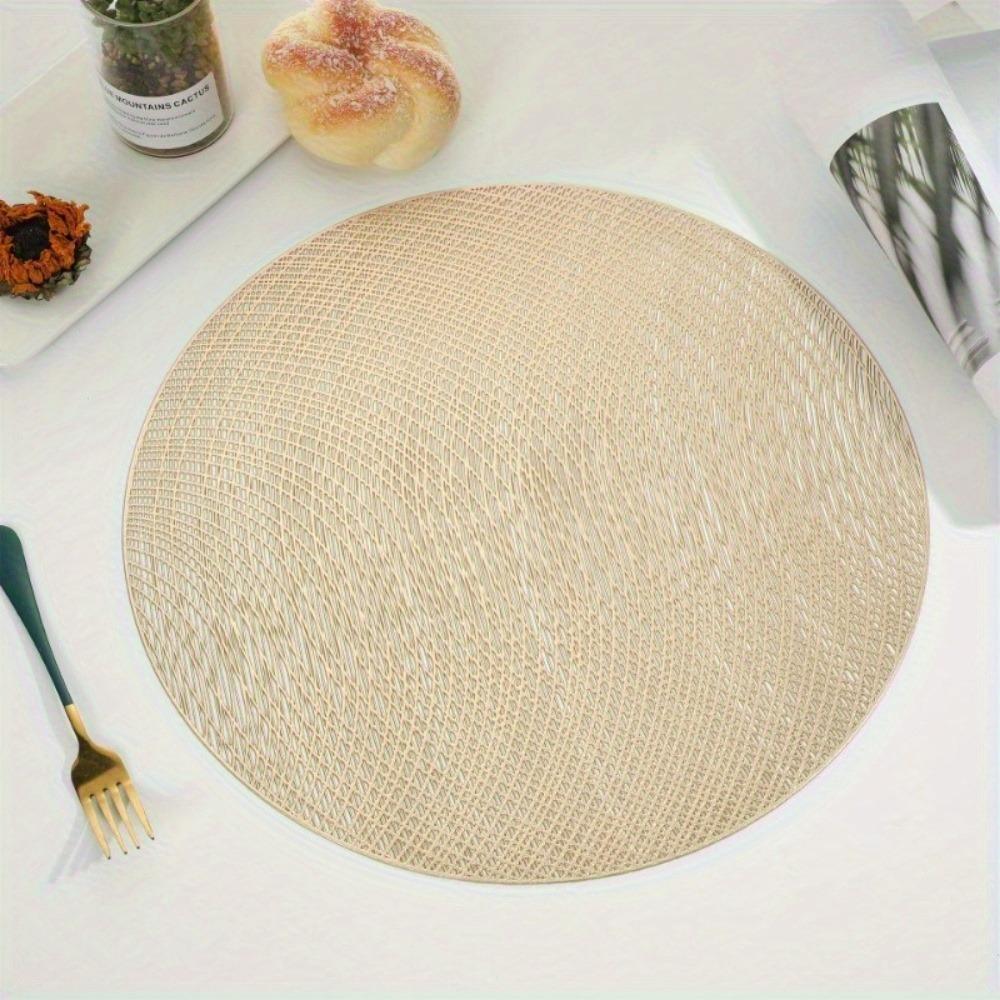2 st Runda Bordstabletter Kök Matbordsunderlägg Biffunderlägg Värmeisolerande Skydd Restaurang Heminredning