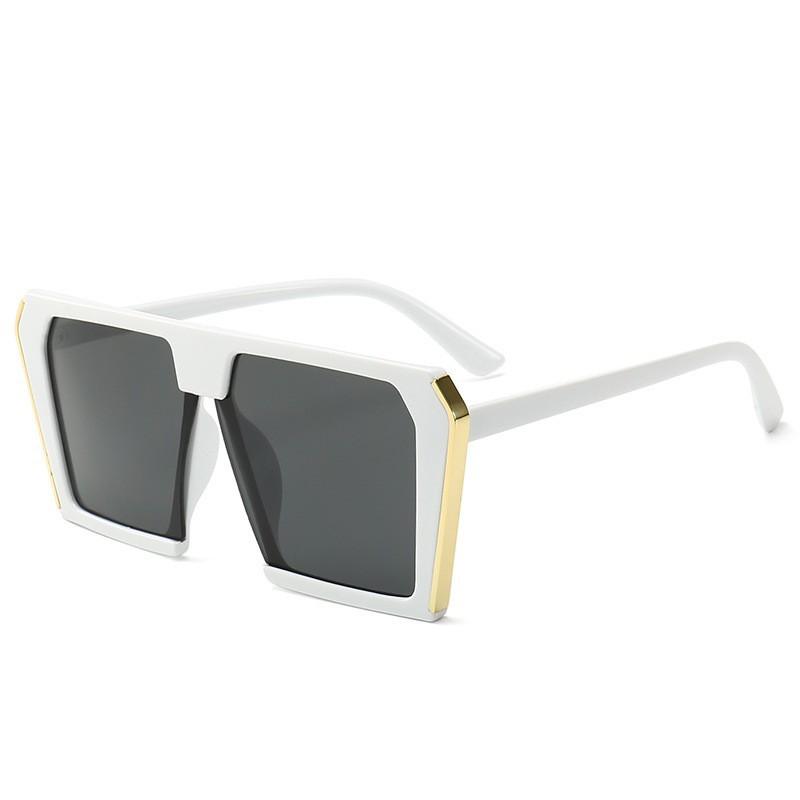 2019 Glasses, Trendy Large-Frame Sunglasses For Women, Multi-Color Colorful Street Sunglasses