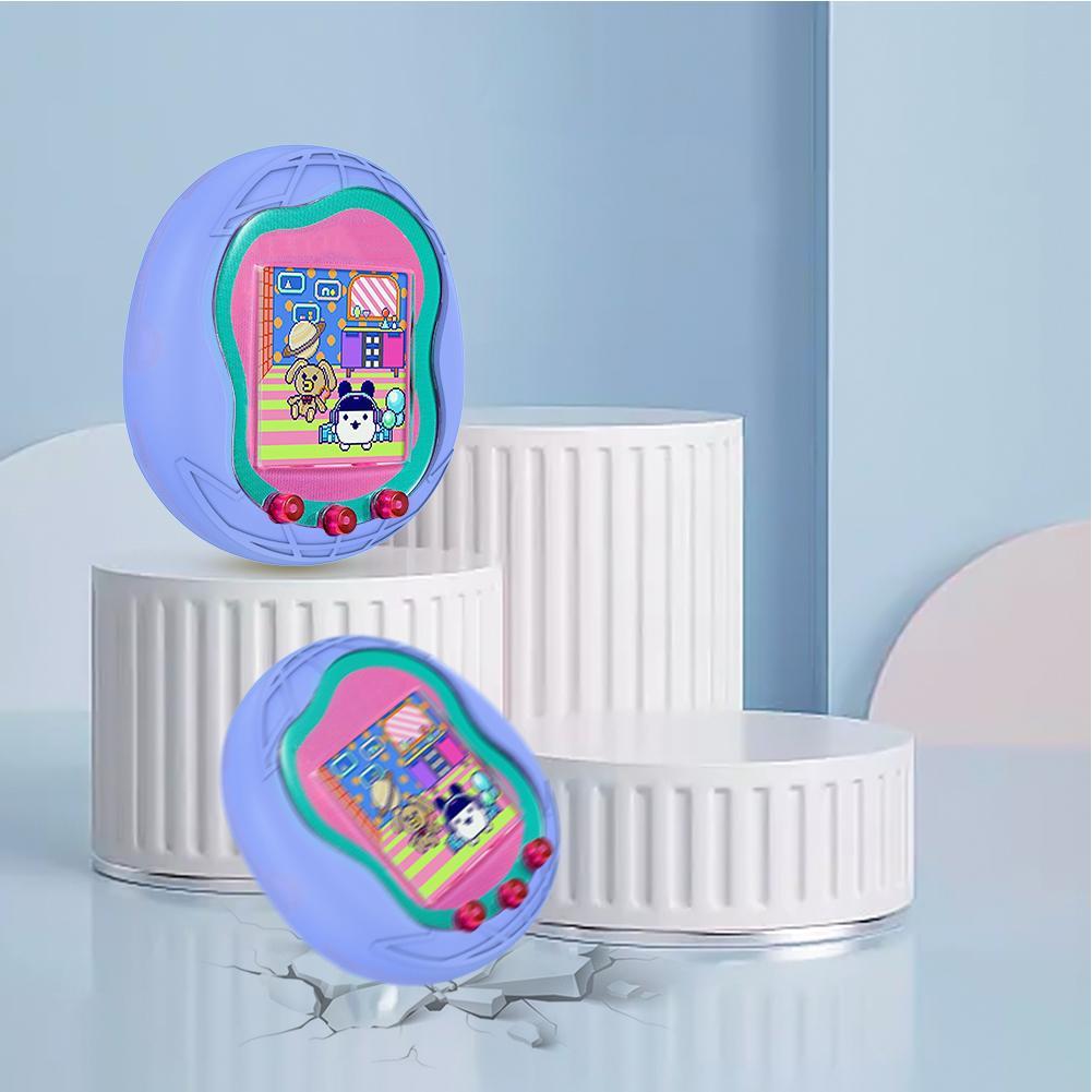 Silicone Case Waterproof Soft Case Cover with Lanyard Shockproof Protective Skin Sleeve Shell Anti-Scratch for Tamagotchi Uni