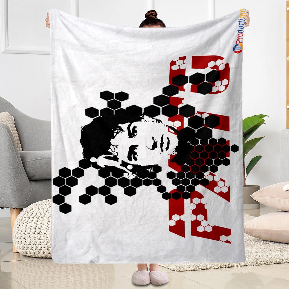 Street Art Revolution Blanket Soft & Cozy Great for Picnics Bed Office All-Season Use Warmthful Decor Perfect Gift for Relatives and Friends