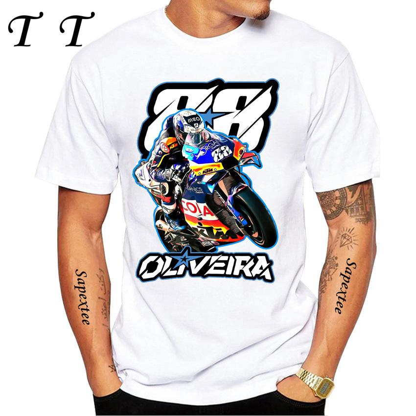 

Miguel Oliveira 88 Race Riding T-Shirt New Men Short Sleeve Hip Hop Sport Boy Casual Tees Motorcycle Riding White Tops L